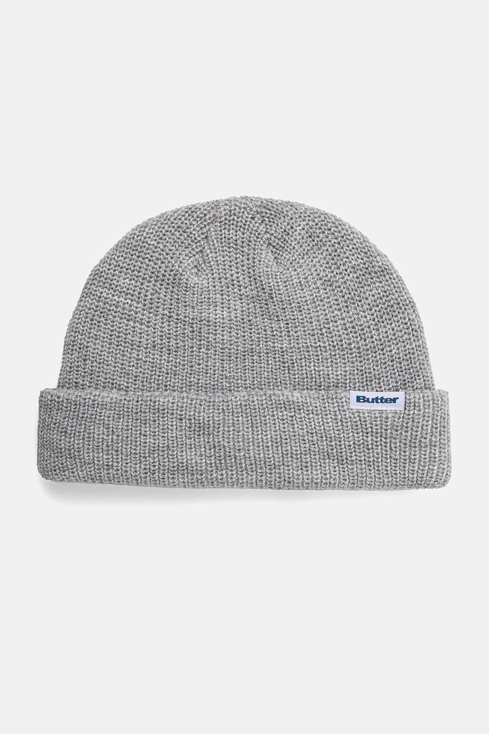 Čepice Butter Goods Wharfie Beanie tenká šedá BG243810