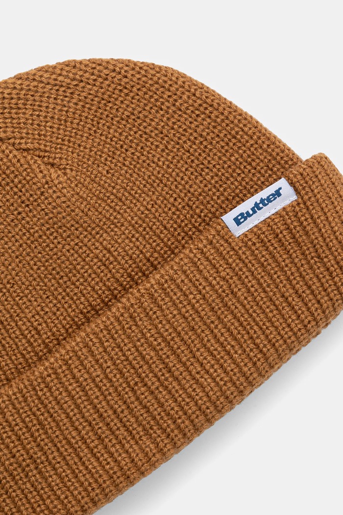 Čepice Butter Goods Wharfie Beanie BG243810 hnědá AW24
