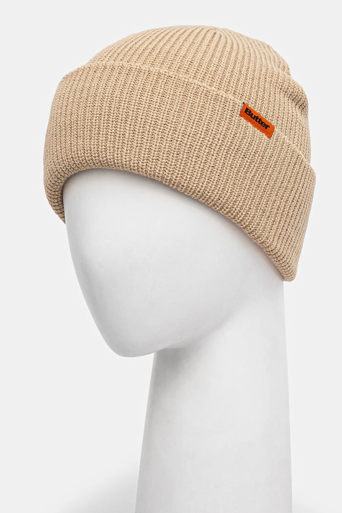 Akcesoria Butter Goods czapka Tall Wharfie Beanie BG243811 beżowy