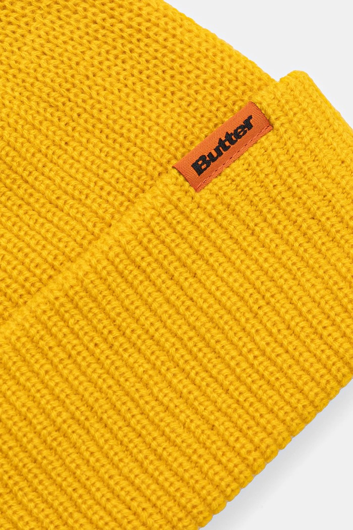 Butter Goods czapka Tall Wharfie Beanie BG243811 żółty AW24