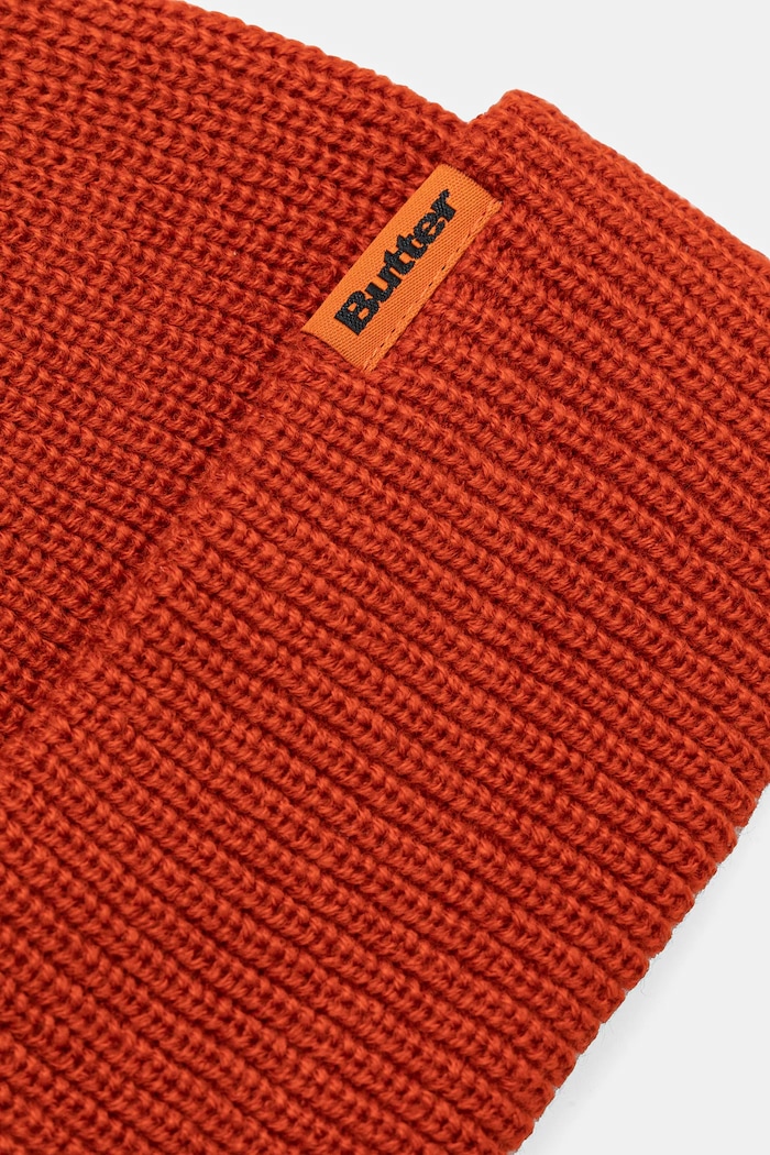 Butter Goods czapka Tall Wharfie Beanie BG243811 czerwony AW24