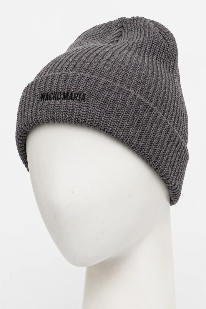 Αξεσουάρ Σκούφος Wacko Maria Knit Watch Cap 24FW.WMA.CP04 γκρί