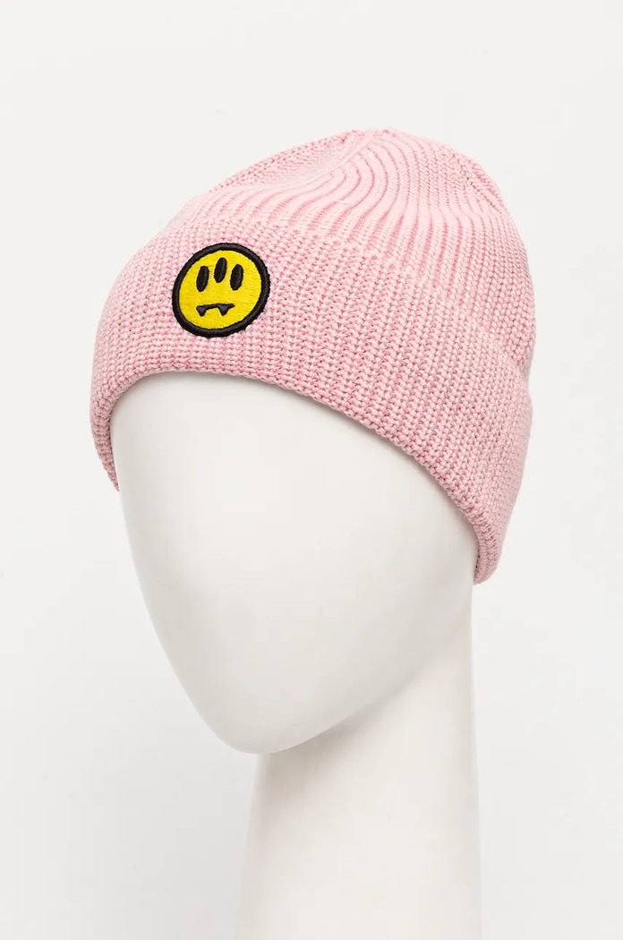 Vlněná čepice Barrow F4BWUAHT025 růžová AW24