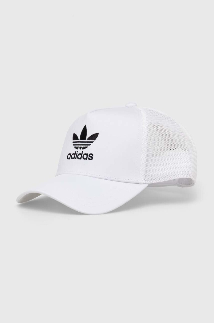 Kapa sa šiltom adidas Originals natpis bijela IS3015