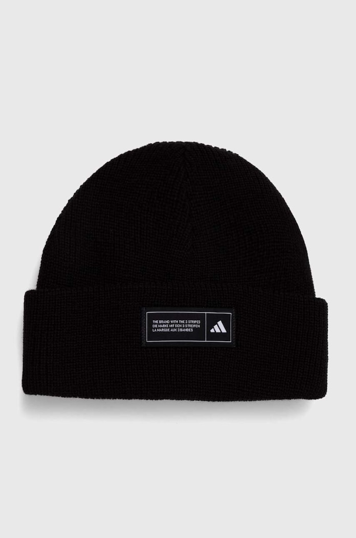 adidas caciula Essentials imprimeu negru IT4633