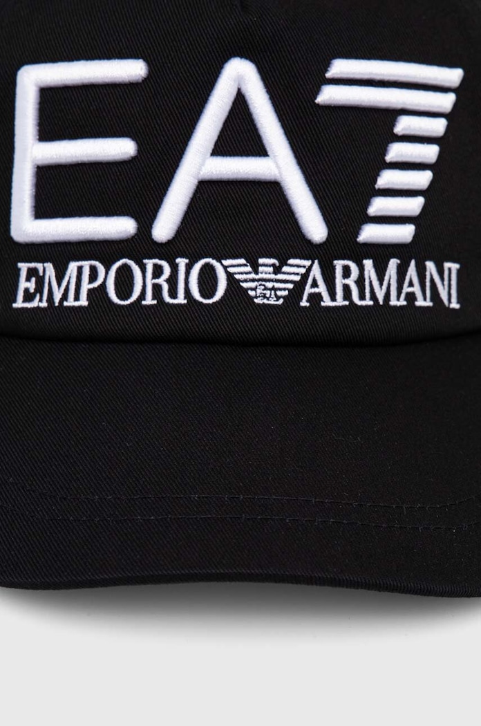 Bavlnená šiltovka EA7 Emporio Armani CC980.245091.42520 čierna AW24