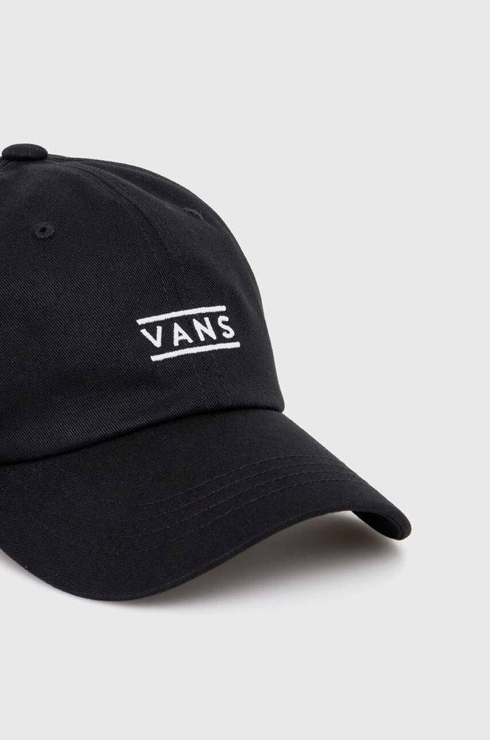 Βαμβακερό καπέλο του μπέιζμπολ Vans VN000HS6BLK1 μαύρο AW24
