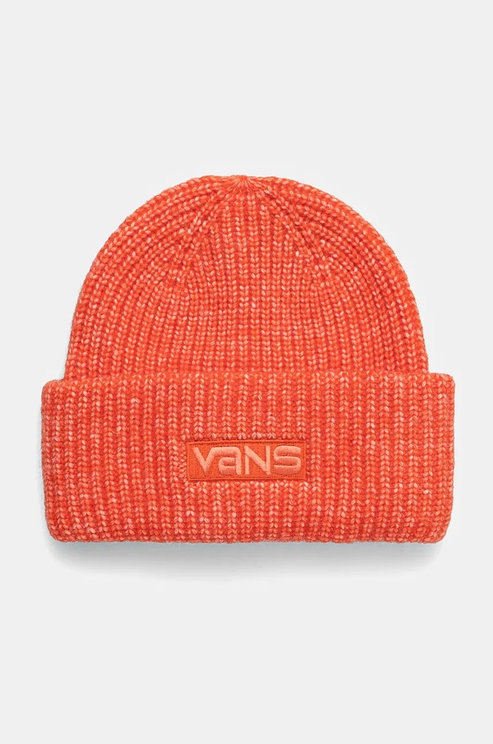 Vans czapka z domieszką wełny aplikacja czerwony VN000HSPD401