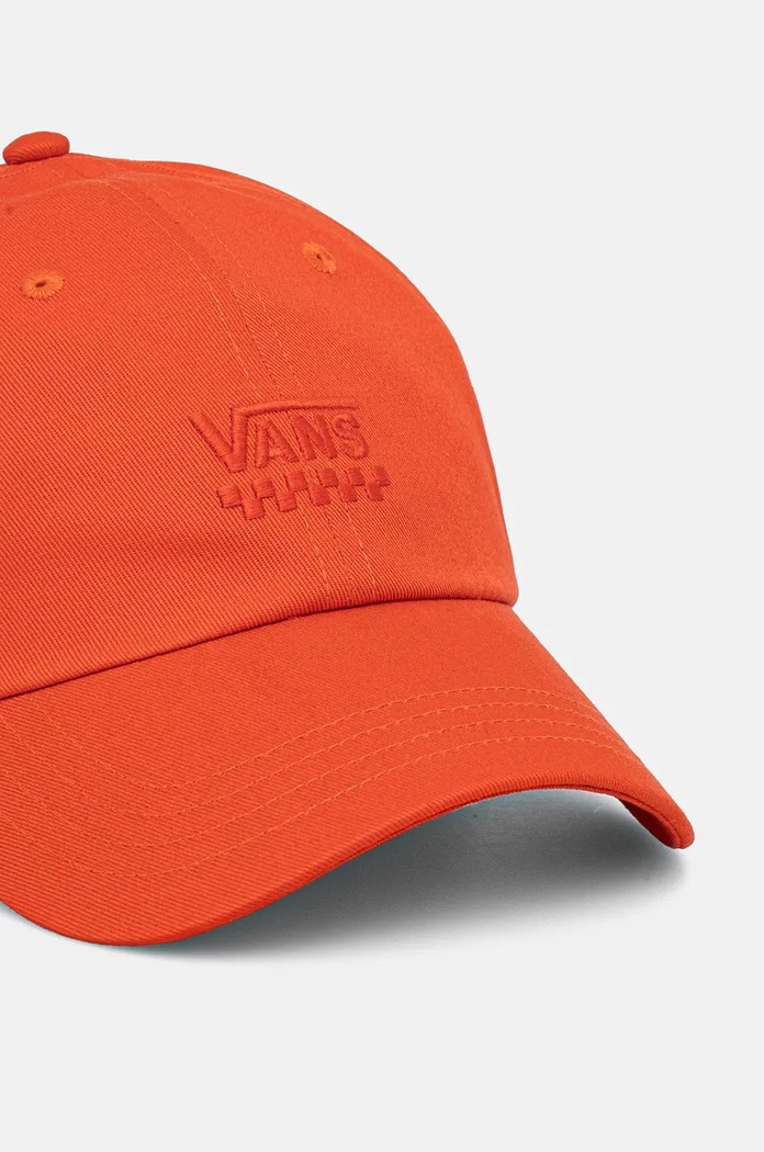 Vans Βαμβακερό καπέλο του μπέιζμπολ Vans VN000HEAD401 πορτοκαλί AW24