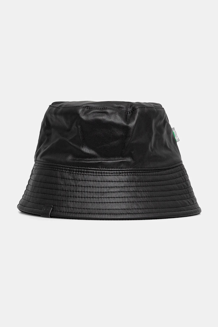 United Colors of Benetton palarie cu doua fete 62YSDA00Y negru AW24