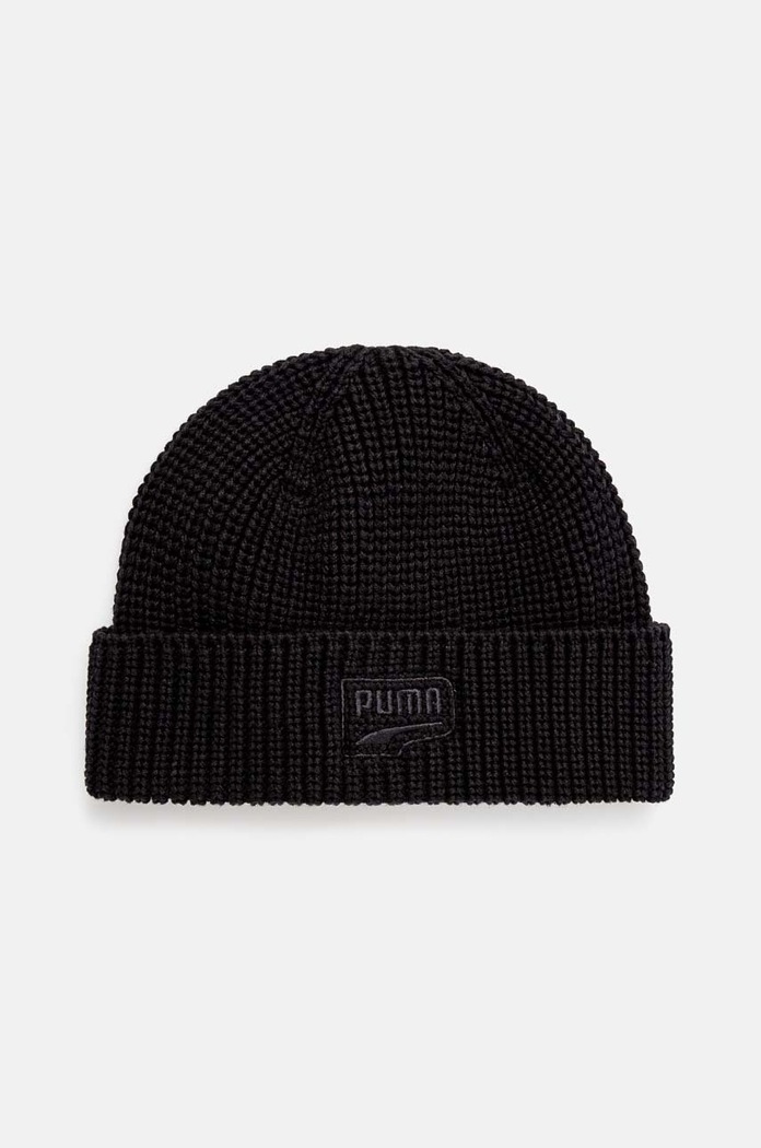 Puma czapka bawełniana RE:Collection DT Beanie bawełna czarny 025496