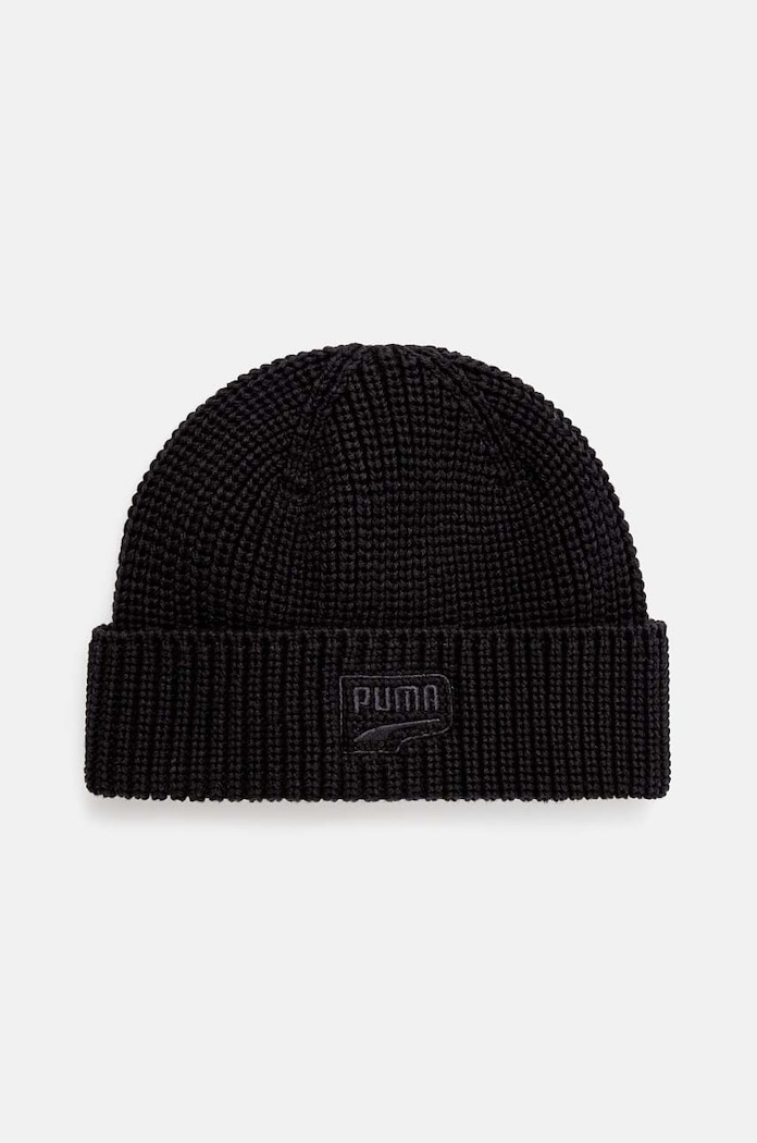 Puma czapka bawełniana RE:Collection DT Beanie bawełna czarny 025496