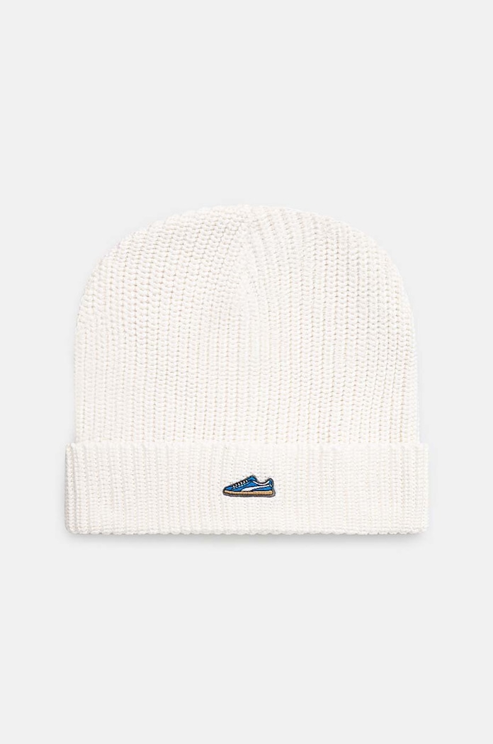 Puma cotton beanie Classics Graphic Short Beanie cotton white 025680