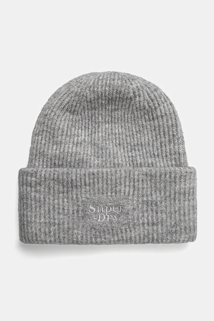 Superdry sapka gyapjú keverékből aplikációval szürke Y9010185A.2XF