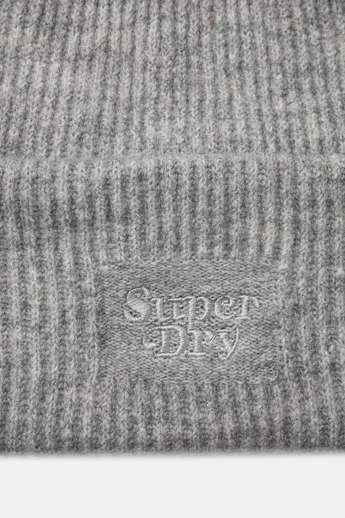 Kiegészítők Superdry sapka gyapjú keverékből Y9010185A.2XF szürke
