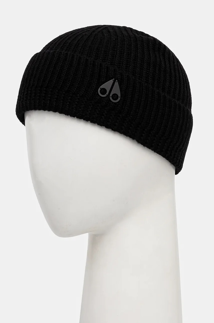 MOOSE KNUCKLES czapka wełniana M33MA518 czarny AW24