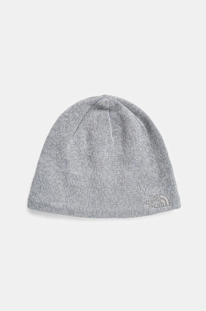 The North Face Sapka gyapjú keverékből Jim Beanie szürke NF0A8CQ2DYX1