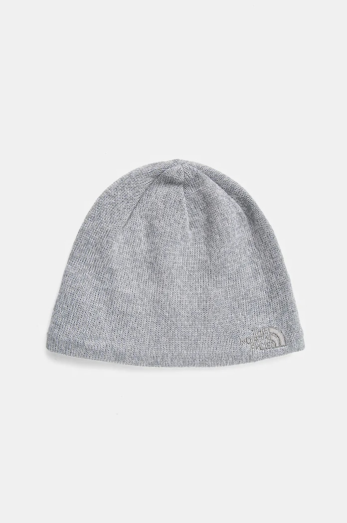 The North Face Sapka gyapjú keverékből Jim Beanie szürke NF0A8CQ2DYX1