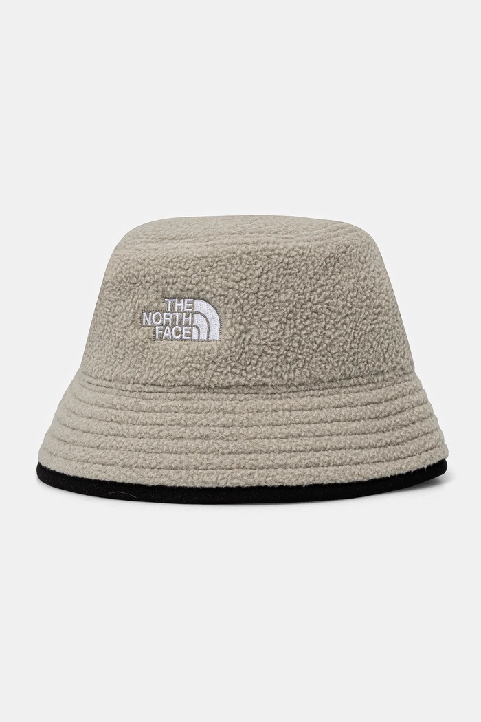 Klobuk The North Face Fleeski Street Bucket Našitek zelena NF0A3SJ11I41