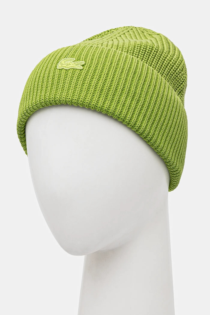 Bombažna kapa Lacoste RB3152 zelena AW24