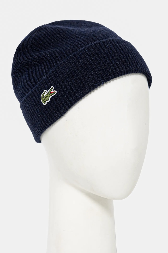 Аксесоари Вълнени шапка и шал Lacoste RB5385 тъмносин