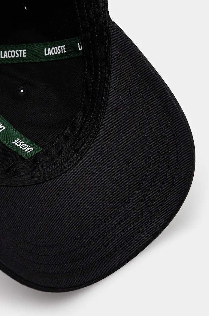 Lacoste baseball cap black RK3186