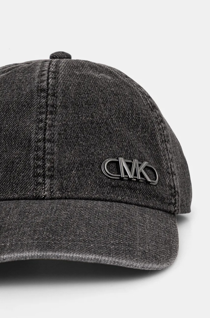 Džínová baseballová čepice Michael Kors UF4004F5G2 černá AW24