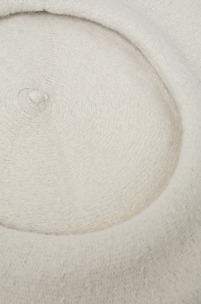 Sisley beret wełniany 6GCVW41A4 zielony AW24