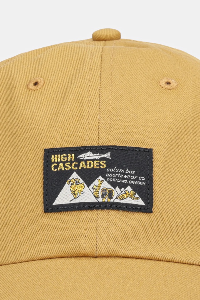 Columbia Czapka z daszkiem bawełniana Provisions Ball Cap 2096351 brązowy AW25