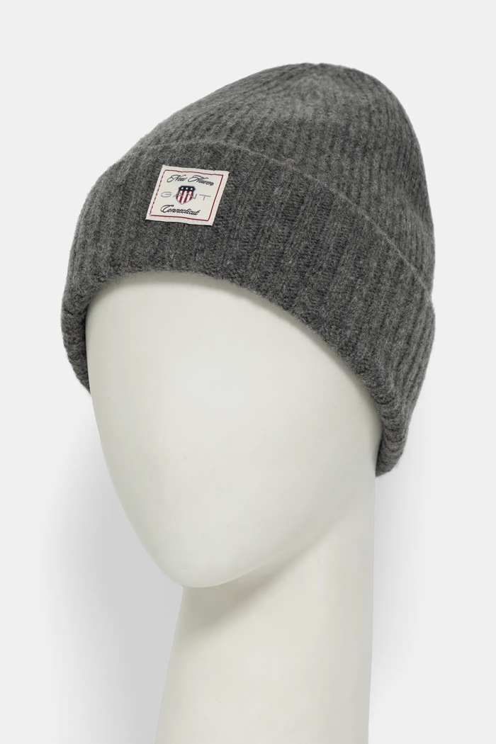 Gant caciula si fular din lana 9990018 gri AW24