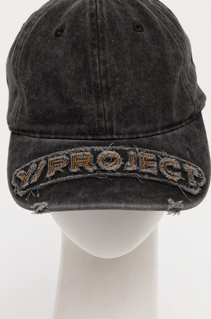 Шапка с козирка Y/Project Y/PROJECT BASEBALL CAP 621CA002 сив SS25