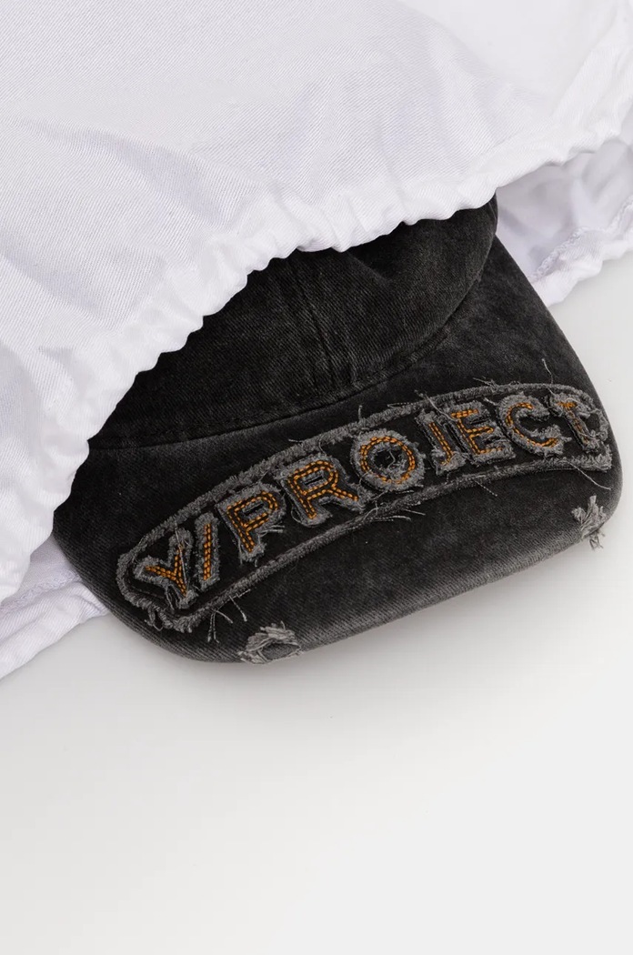 Шапка с козирка Y/Project Y/PROJECT BASEBALL CAP 621CA002 сив