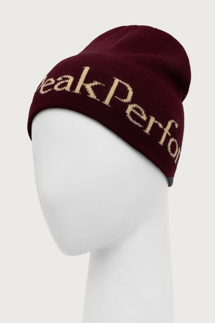 Peak Performance Czapka beanie G79781 bordowy AW25