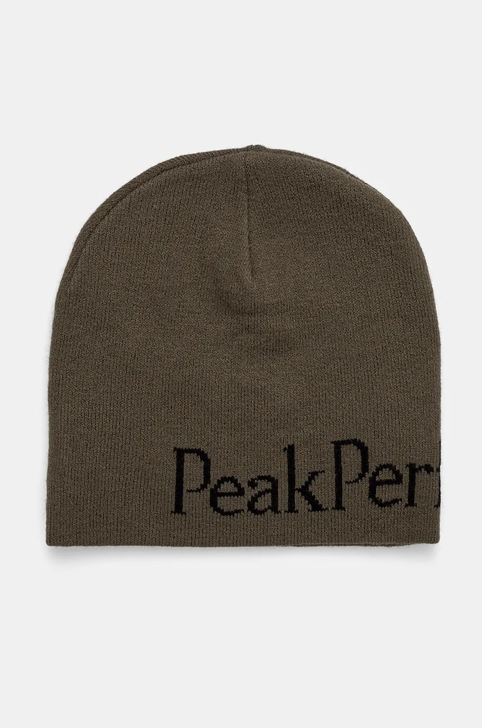 Peak Performance caciula cu modele verde G79781