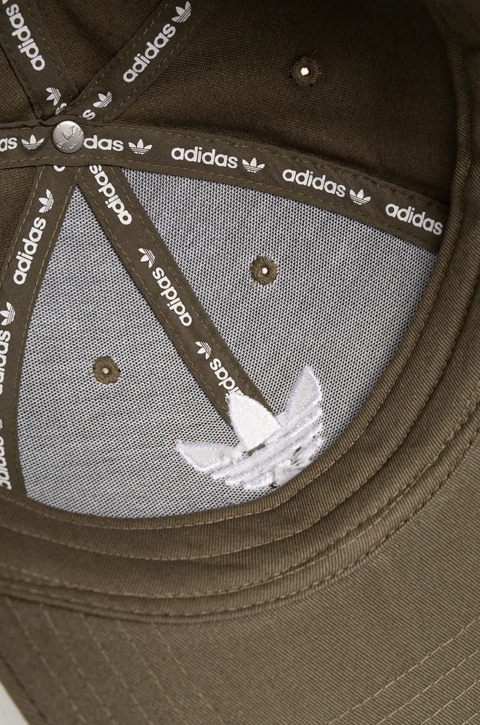 Doplňky Bavlněná baseballová čepice adidas Originals IX7571 zelená