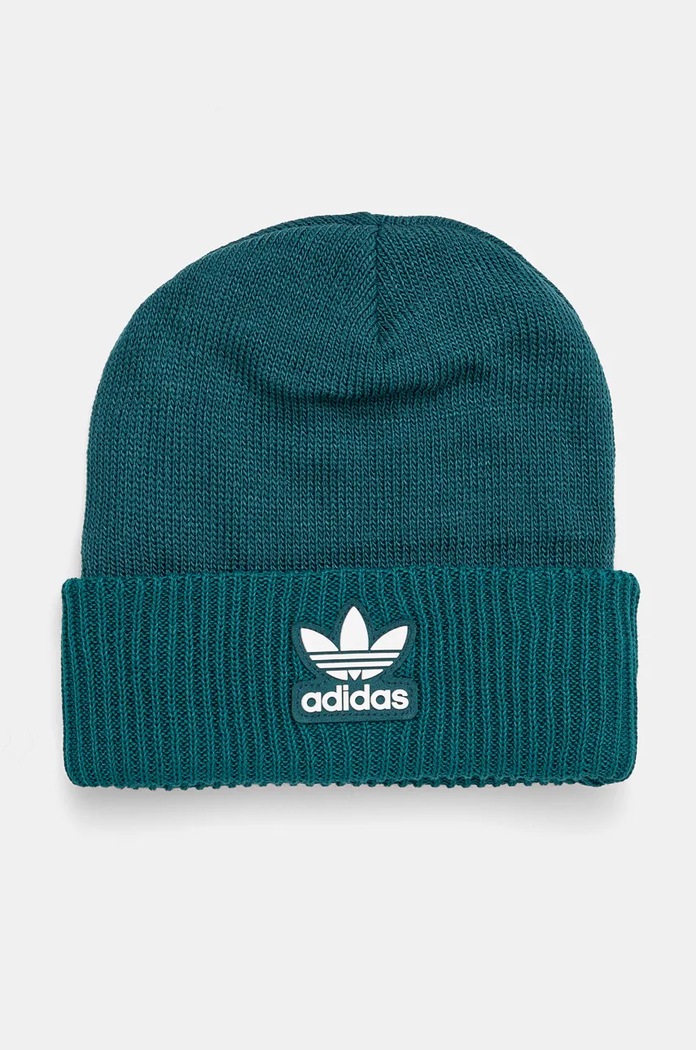 Čepice adidas Originals středně silná tyrkysová IY4641