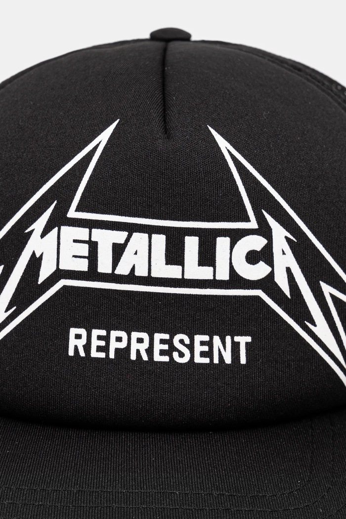 Καπέλο Represent Metallica Cap MLM802.01 μαύρο SS25