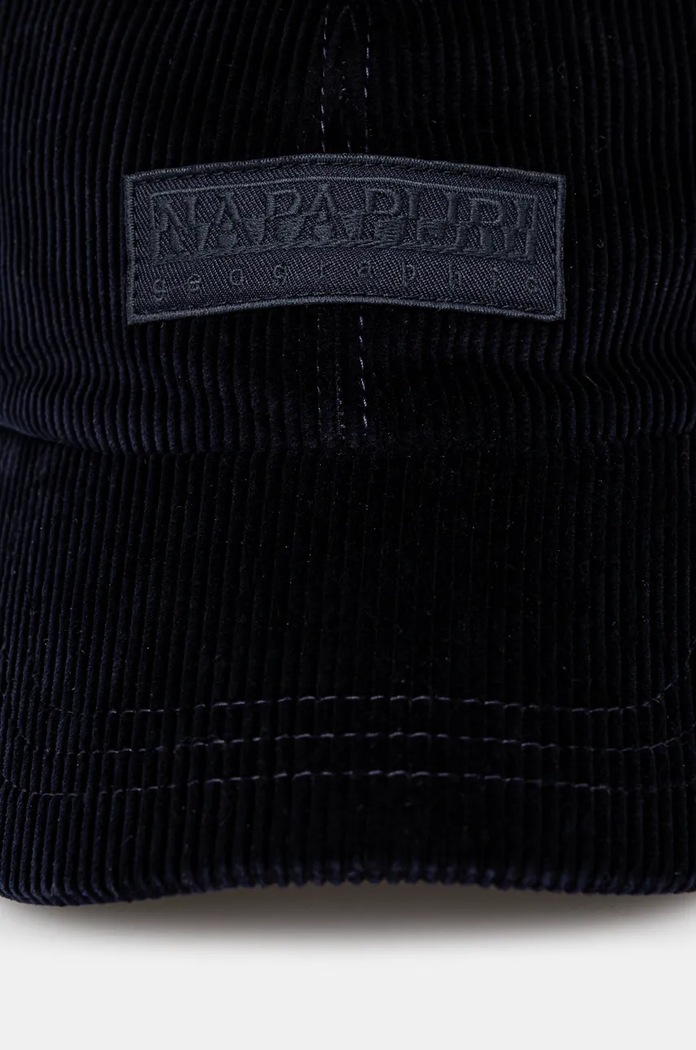 Napapijri czapka z daszkiem bawełniana F-Aar NP0A4IB21761 granatowy AW24