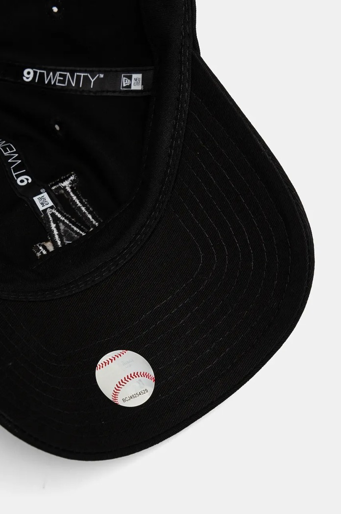 Akcesoria New Era czapka z daszkiem bawełniana LEAGUE ESSENTIAL 9TWENTY® 60471467 czarny