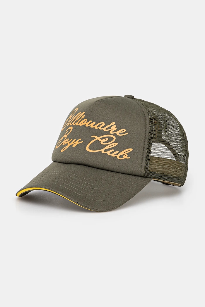 Billionaire Boys Club Șapcă Script Trucker Cap verde B24470