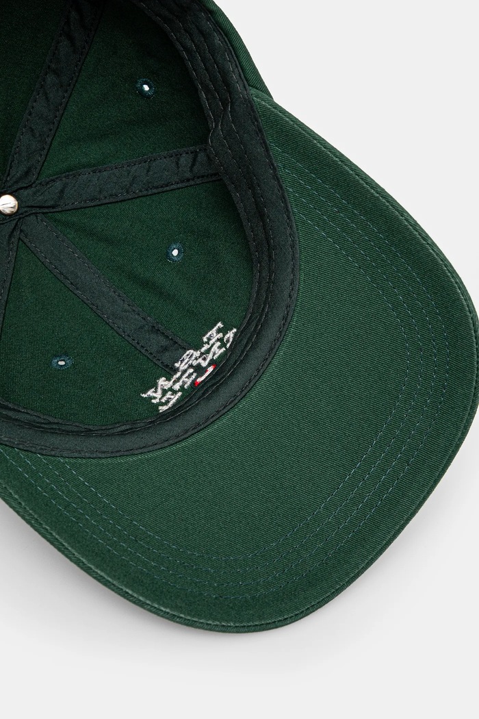 thisisneverthat czapka z daszkiem bawełniana Heart Cap zielony TN243WHWBC08