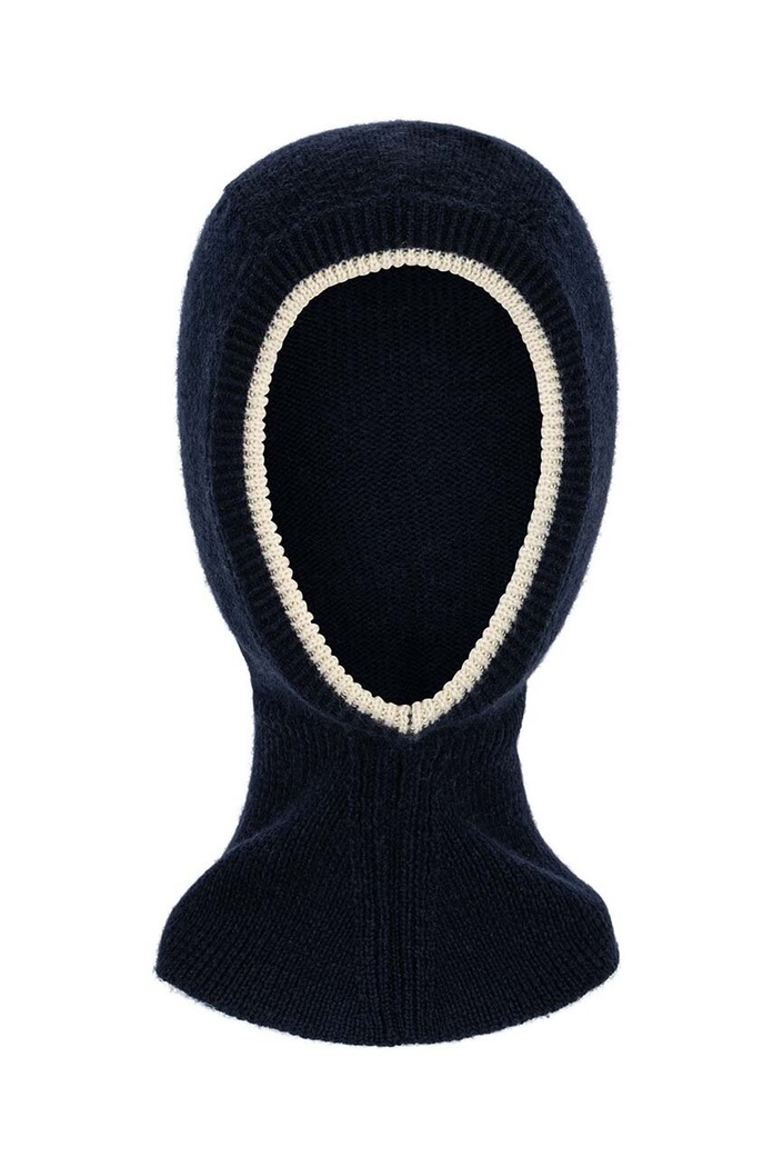 Dětský vlněný nákrčkník Konges Sløjd LOULI BALACLAVA KS101252 námořnická modř AW24