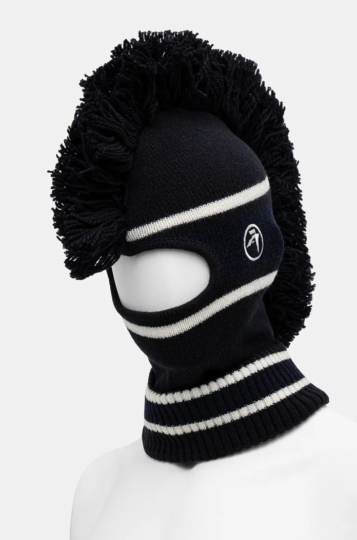 Dodatki Podkapa AMBUSH Fringe Knit Balaclava BMLC001F24KNI0011031 črna