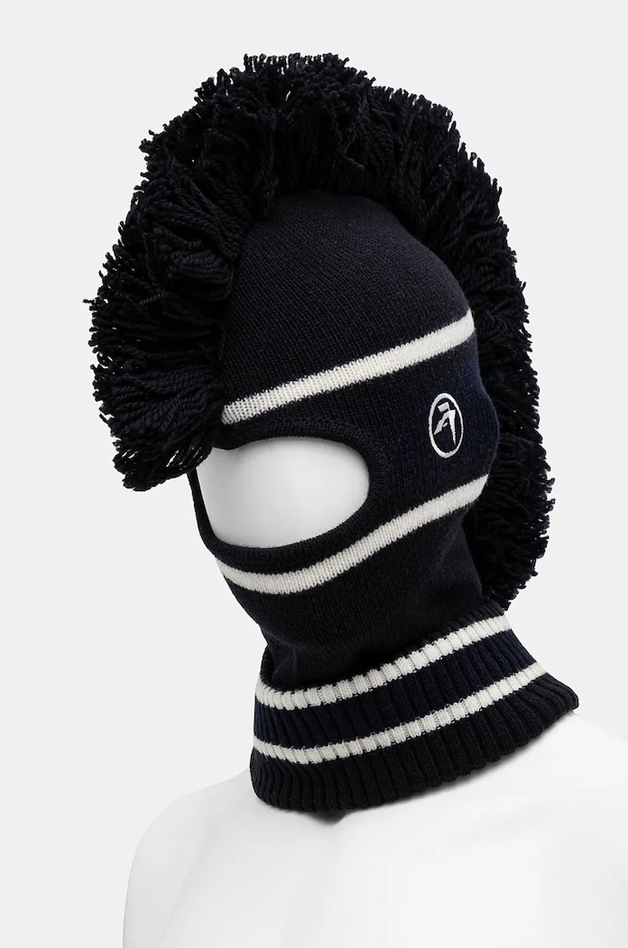 Dodatki Podkapa AMBUSH Fringe Knit Balaclava BMLC001F24KNI0011031 črna