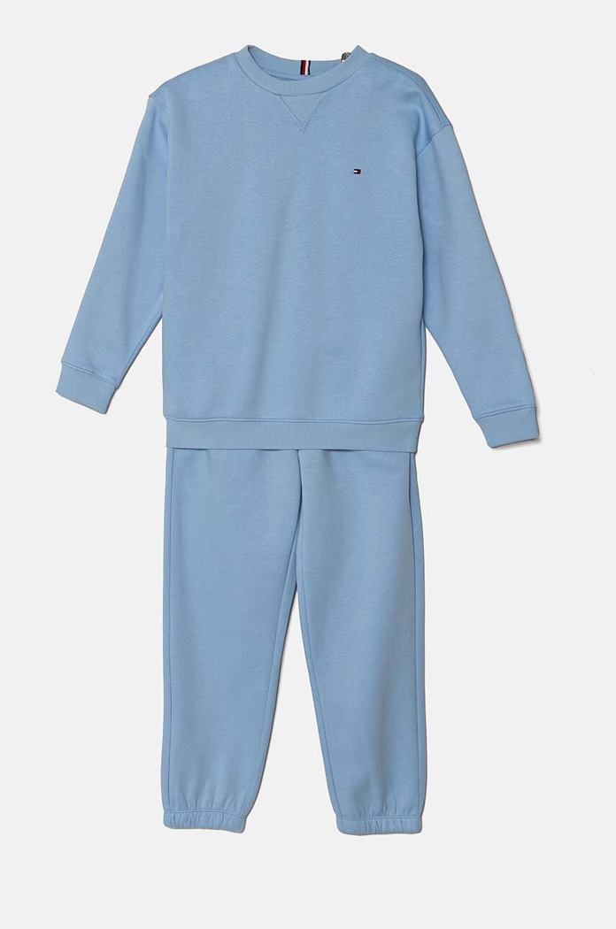 Dětská tepláková souprava Tommy Hilfiger pletenina modrá KS0KS00561.9BYH.128.176