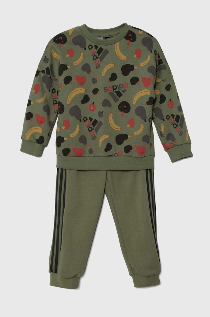 Dětská tepláková souprava adidas I FRUIT FTOG pletenina zelená IZ4958