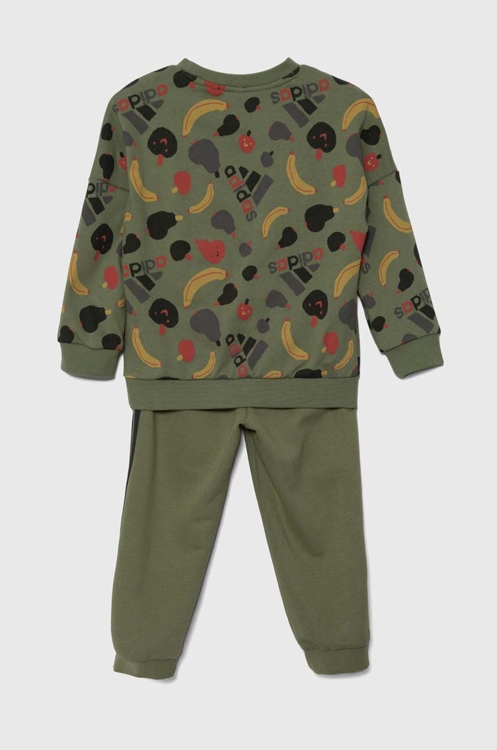 Dětská tepláková souprava adidas I FRUIT FTOG IZ4958 zelená AW24