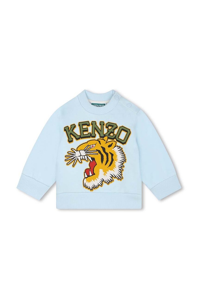 Chłopiec Kenzo Kids dres bawełniany niemowlęcy K60515.67.81 niebieski