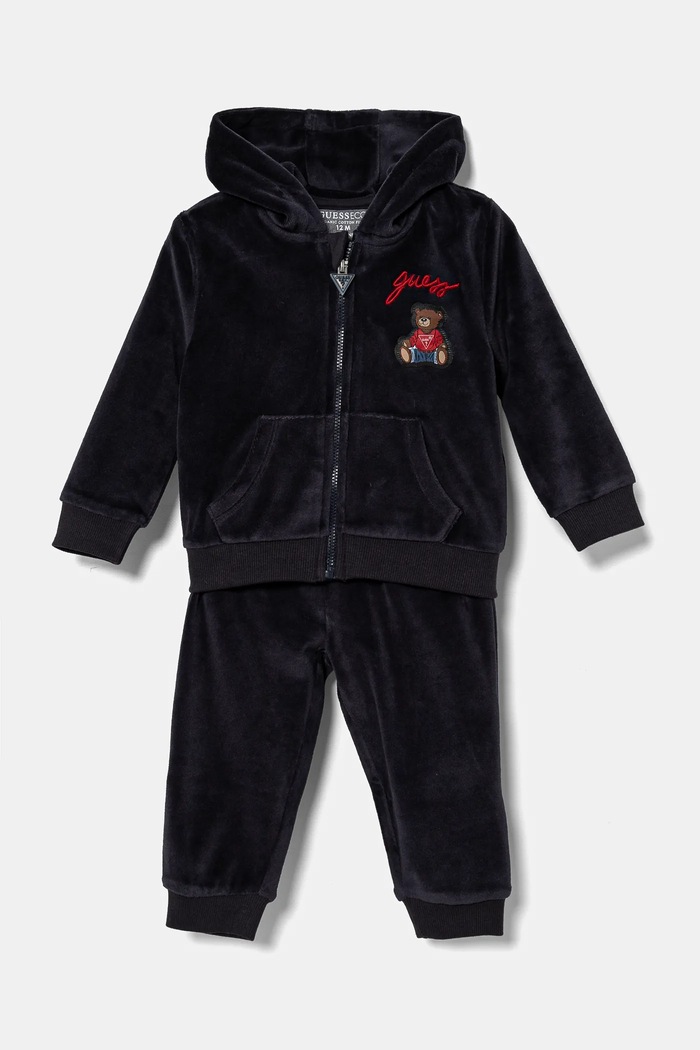 Trenirka za bebe Guess natpis mornarsko plava I4BG05.KAVN4.9BYH