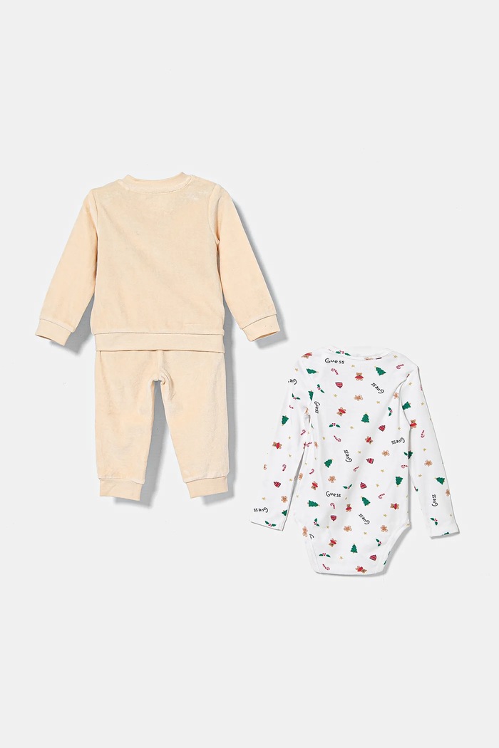 Kojenecká sada Guess P4BG04.KAVN0.9BYH béžová AW24